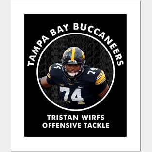 TRISTAN WIRFS - OT - TAMPA BAY BUCCANEERS Posters and Art